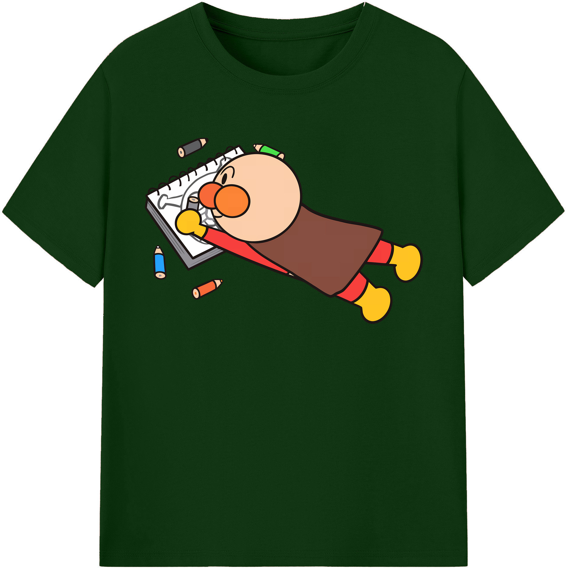 （画像用） アンパンマン Anpanman 綿100％半袖Tシャツ（フロントプリント）